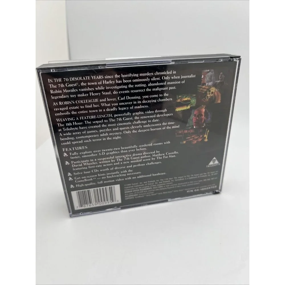 The 11th Hour: The Sequel to the 7th Guest (PC 1999, 4 Discs) Trilobyte, CD32